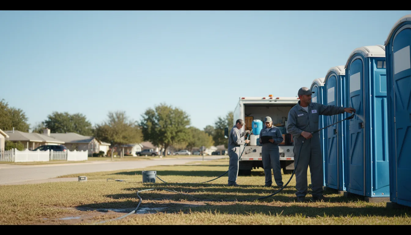 Long-Term Portable Toilet Rental in White Oak, GA near me